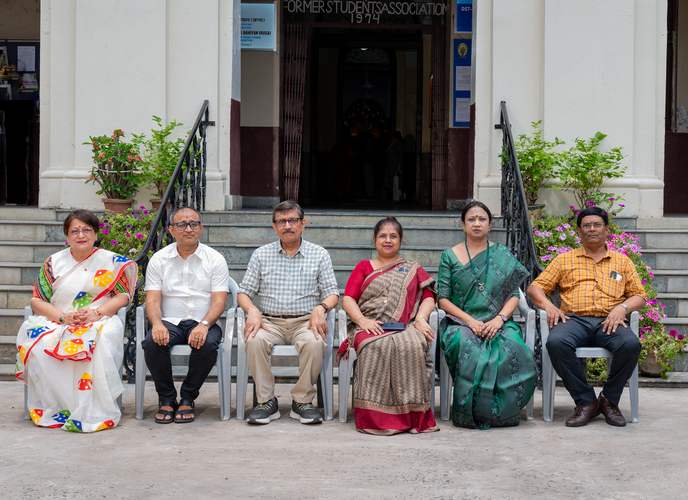 Group photos of the final year students (2025) with their teachers